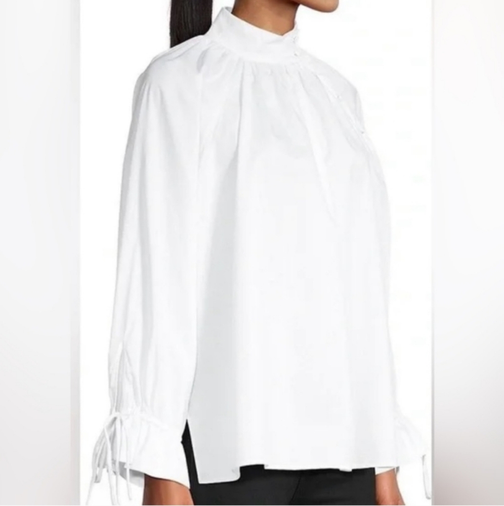HARSHMAN White Women's Top Bianca Blouse - Picture 6 of 13